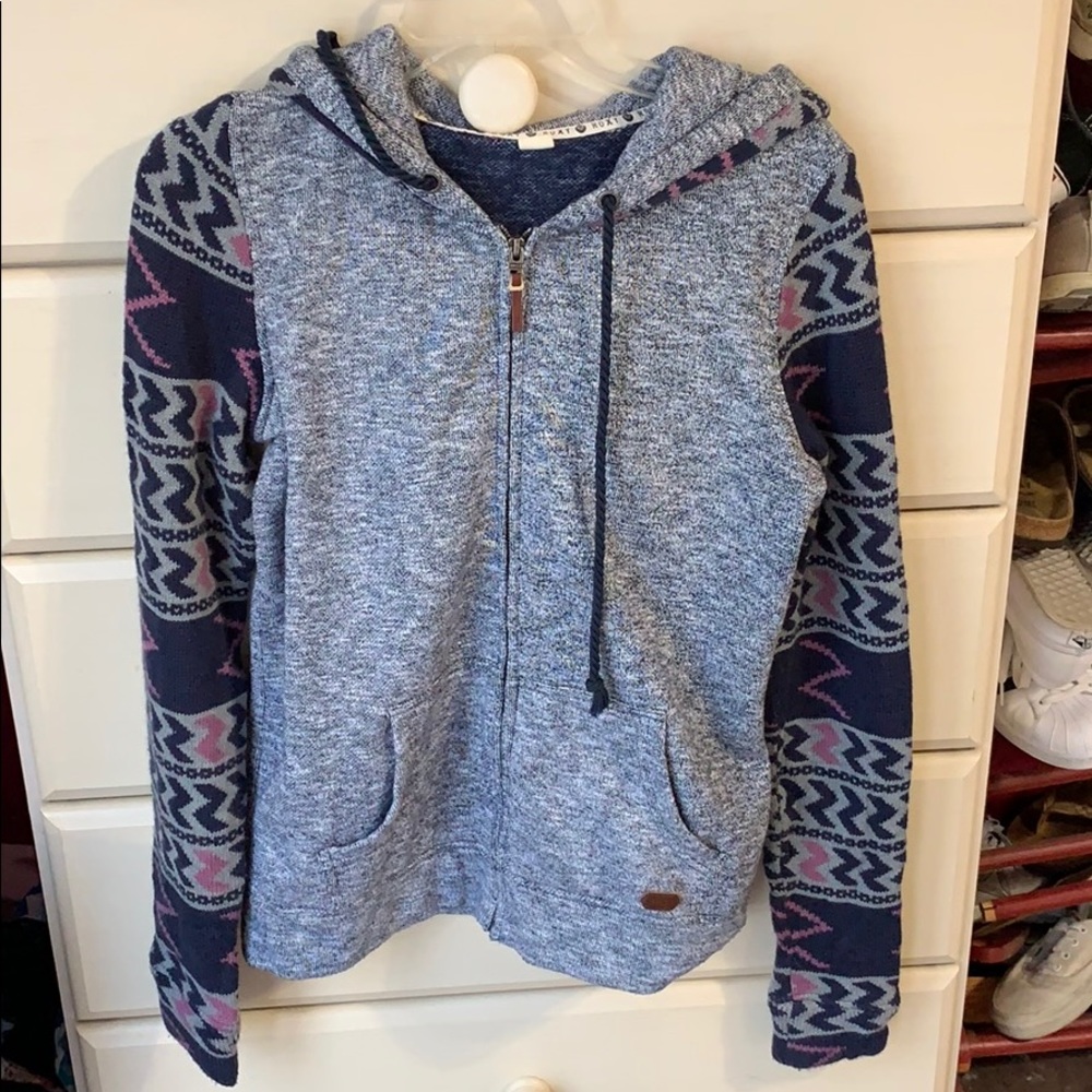 Roxy zip up sweater